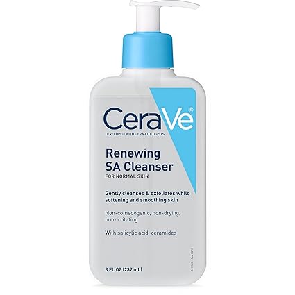 CeraVe Renewing Salicylic Acid Cleanser, 8 Ounce